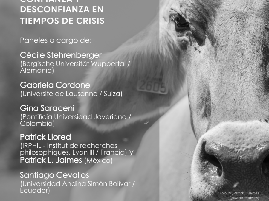 Participación en el Encuentro Internacional «Emergencia de lo animal en el mundo contemporáneo: confianza y desconfianza en tiempos de crisis»