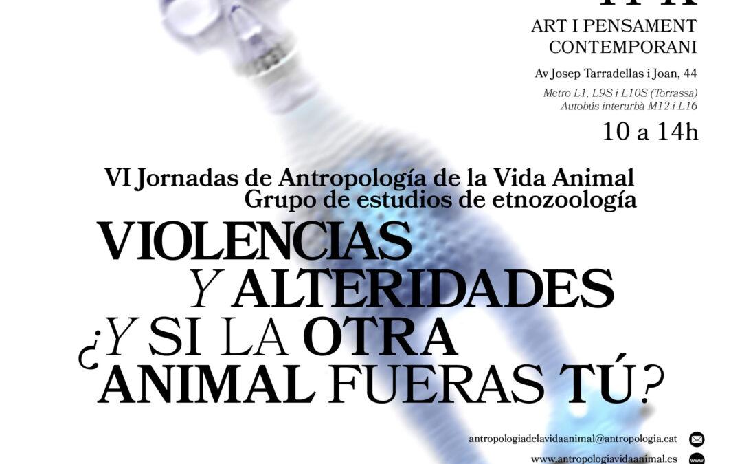 Cartel jornadas Violencias y alteridades.